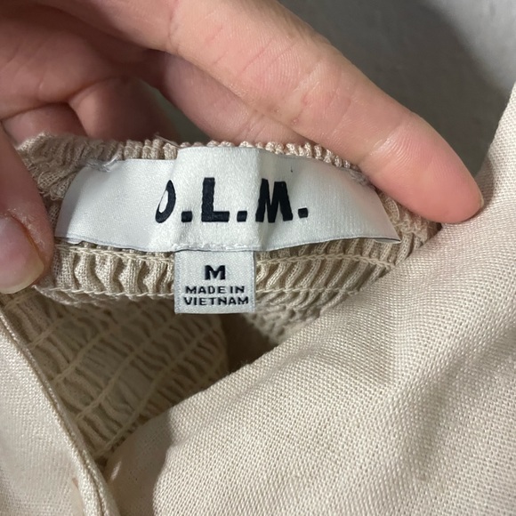 NWT OLM Halter Linen Blend Vest - Picture 4 of 8